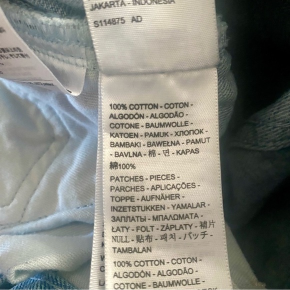 LEVI'S® MADE & CRAFTED® WIDE BARREL JEANS DENIM BLUE SIZE 30 CIRCLE - Picture 7 of 8